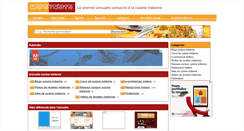 Desktop Screenshot of cuisine-indienne.net