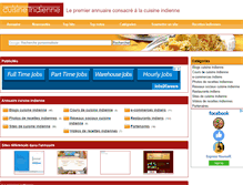 Tablet Screenshot of cuisine-indienne.net